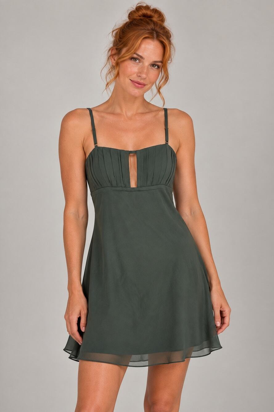 NWT ASOS Design Green Corset Mini Dress - US Size 6